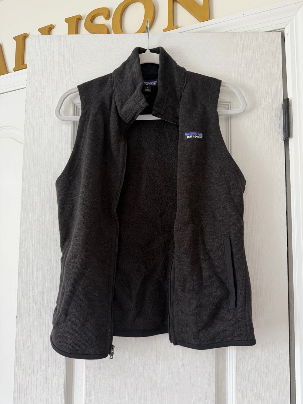 Patagonia Better Sweater Fleece Vest Black Size Small
